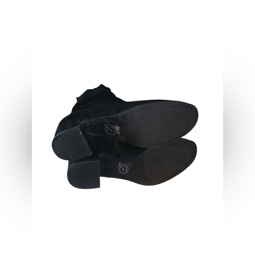 Chinese Laundry Black Felix Suedette‎ Faux Suede Over The Knee Boots Size 6 - Picture 5 of 6